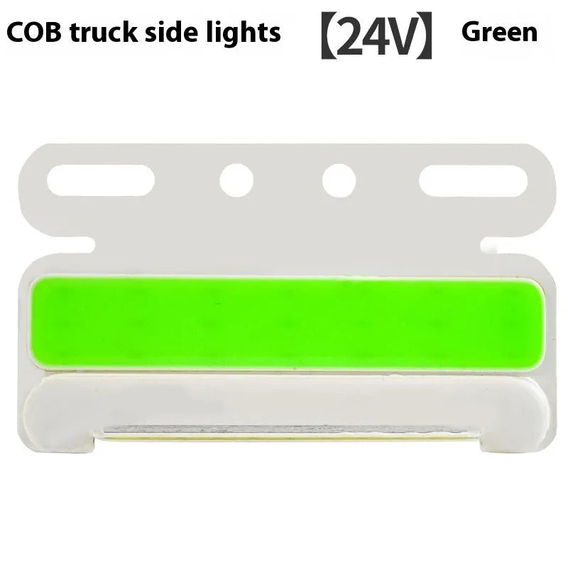 Truck LED side light with aluminium housing for 12V 24V vehicles in multiple colours