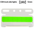 Truck LED side light with aluminium housing for 12V 24V vehicles in multiple colours
