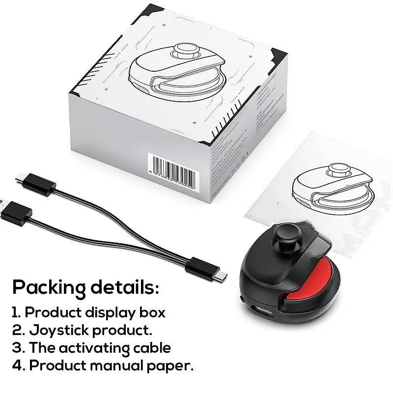 Mi Mo MB01 USB gaming stick controller in black or white colour with compact 8.8cm design