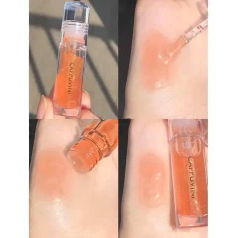 Glass clear lip oil in 5 shades with 3g net content