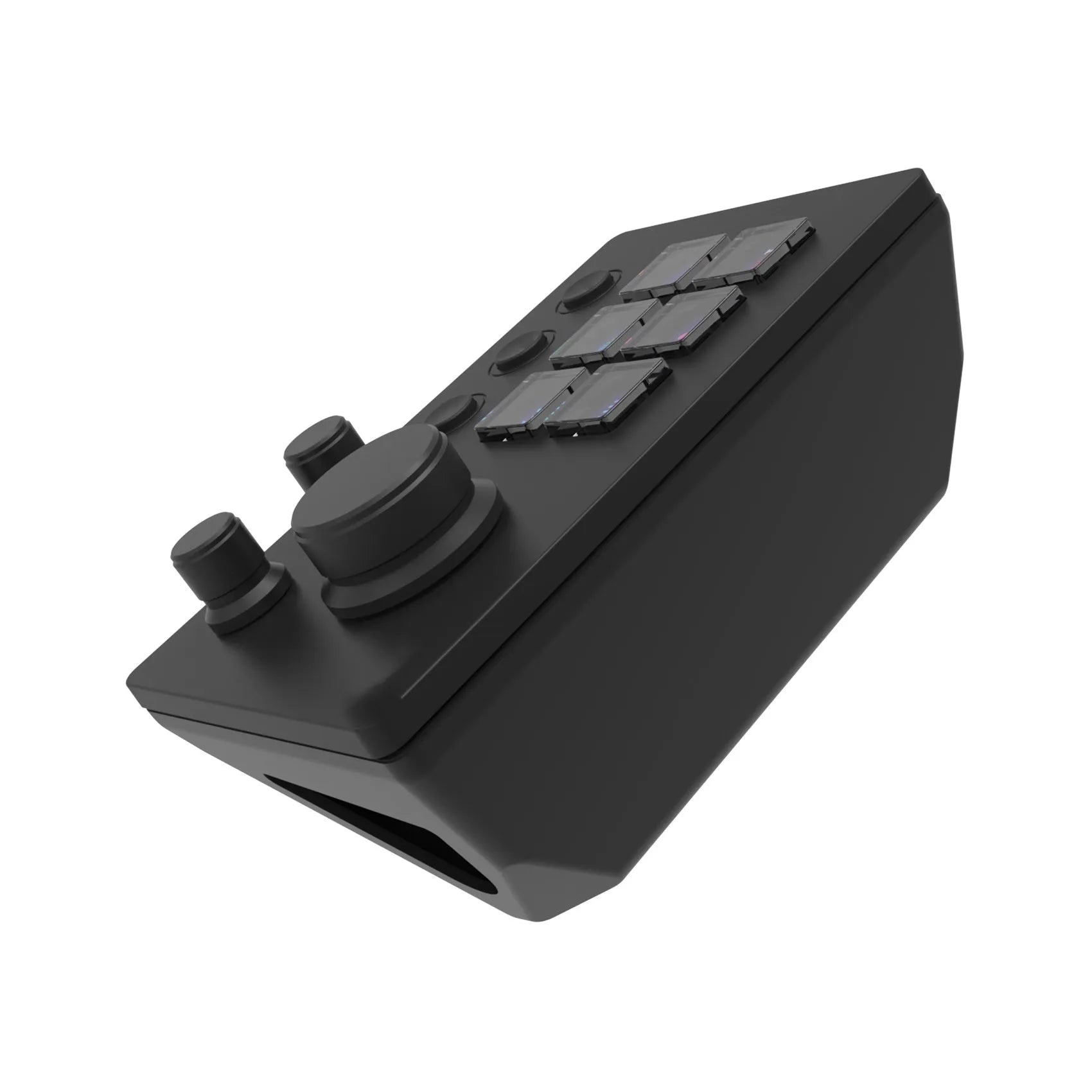 Visual Keyboard N3 programmable macro keypad in black or white with 30 keys and USB cable