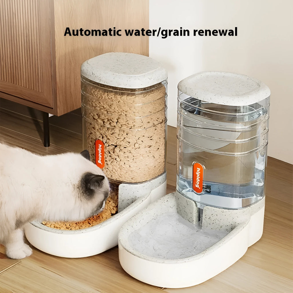 Automatic pet drinker fountain feeder 3.8L large capacity for cats dogs in blue grey pink green colours