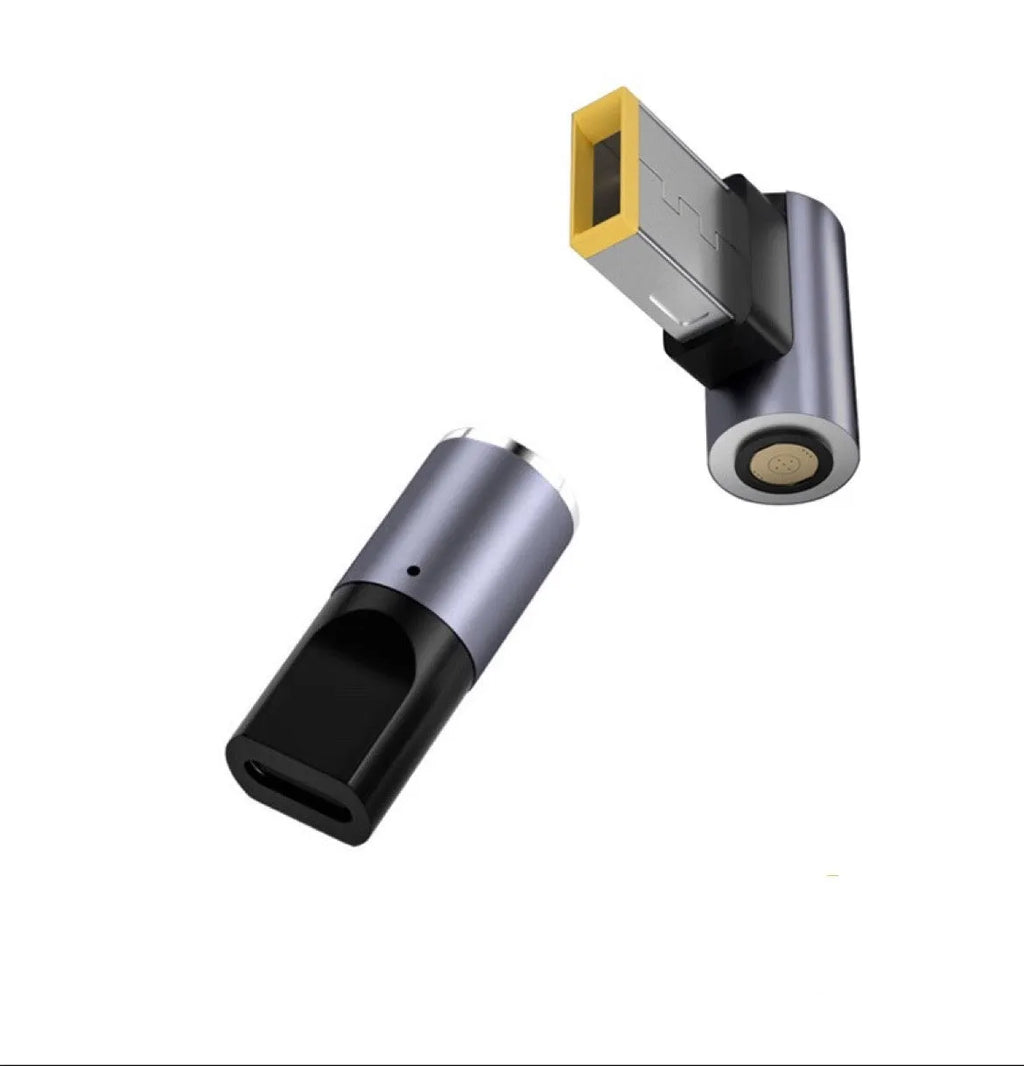 Magnetic charging cable for Lenovo smartphones showing Type-C connector and square port with 1.8m cable length