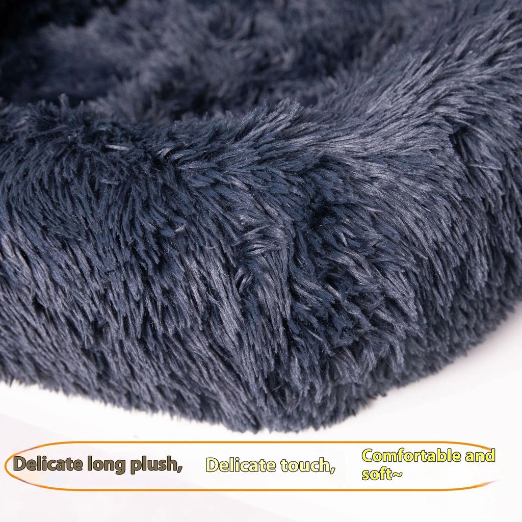 Winter thermal vehicle pet mat in dark grey or beige for single or double car seats