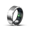Smart ring with heart rate blood oxygen sleep monitoring, waterproof 30m, stainless steel band, pink colour