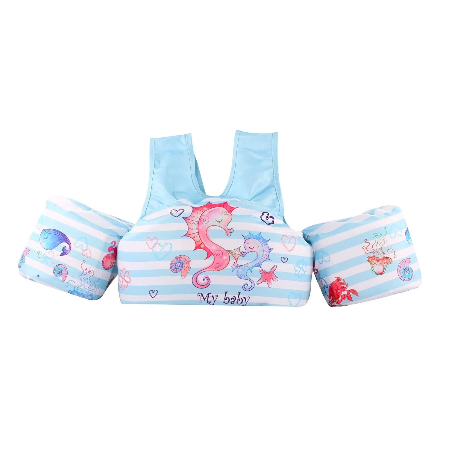 Cartoon children's arm swimming ring life jacket in polyester with multiple pattern options