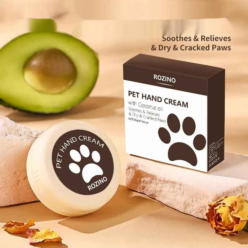20g pet grooming hand cream bottle for dogs and cats with glycerin moisturising formula