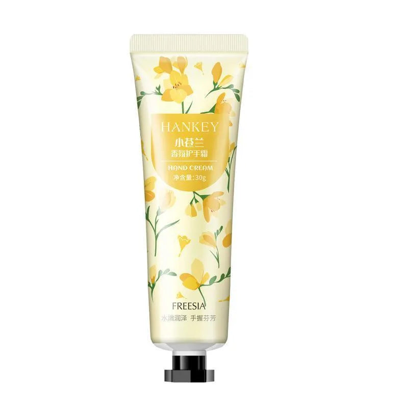 30g fruit hand cream tube with botanical scent variants for hands and feet