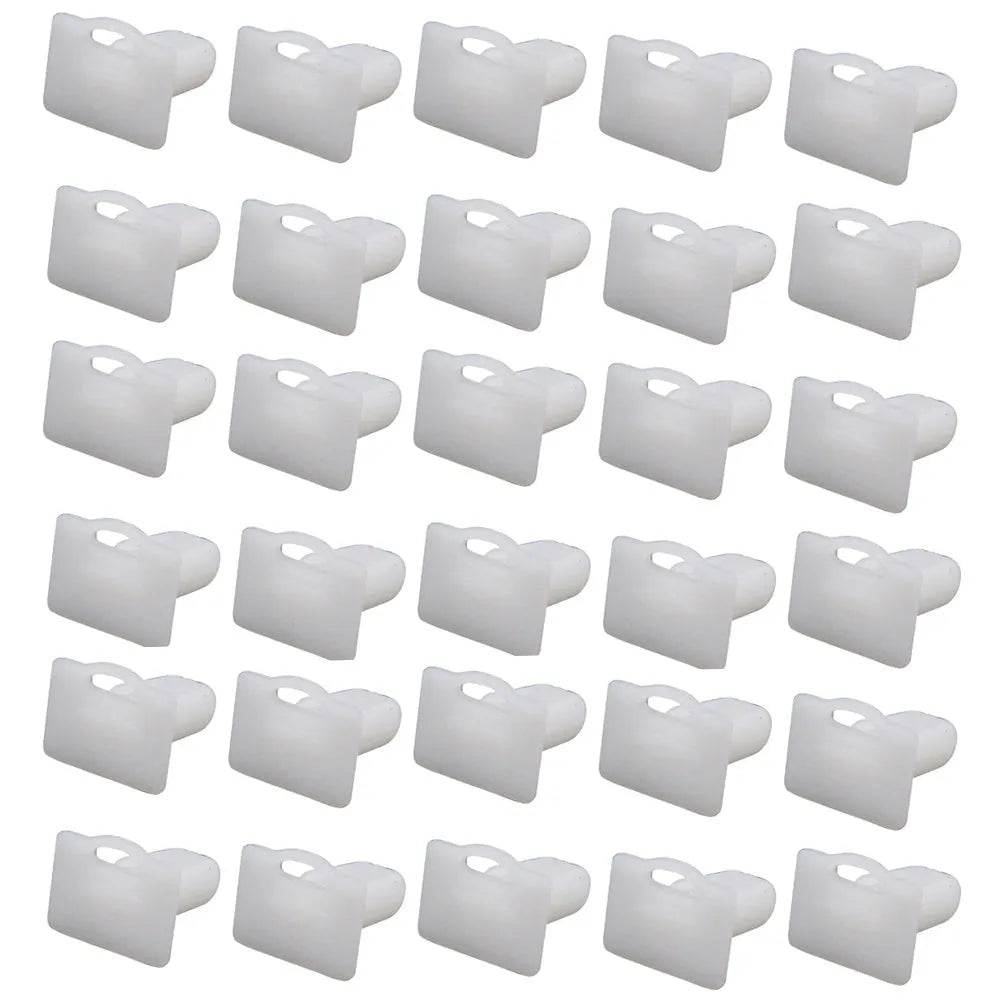 Pack of 60 D318 colour PA66 plastic automotive trim clips and fasteners