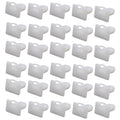 Pack of 60 D318 colour PA66 plastic automotive trim clips and fasteners