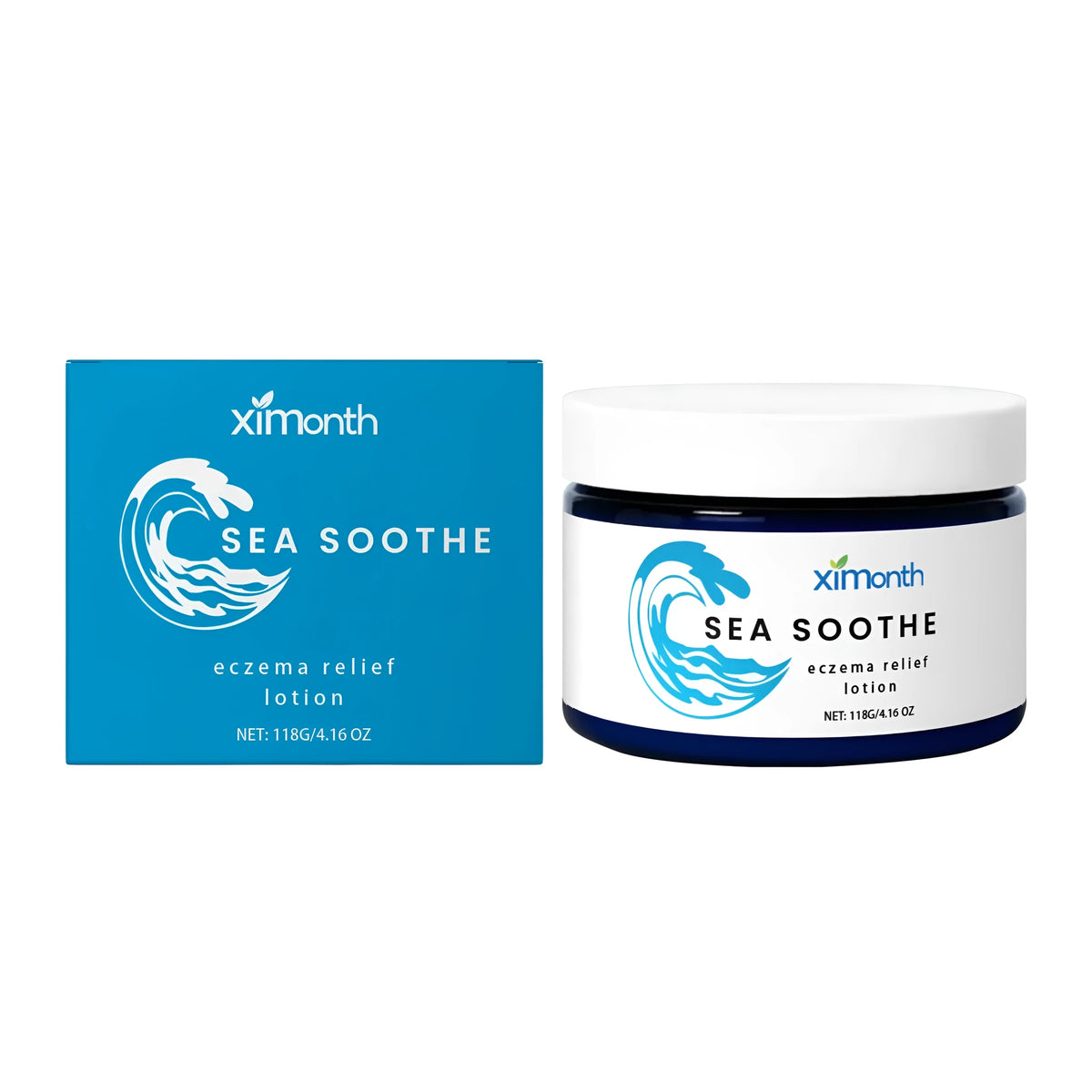 118g jar of barrier repair cream with mint leaves and shea butter