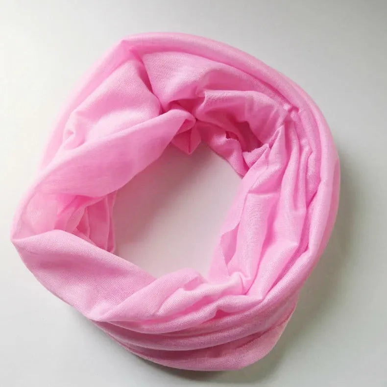 Seamless magic headscarf in polyester for outdoor sports showing tube bandana design
