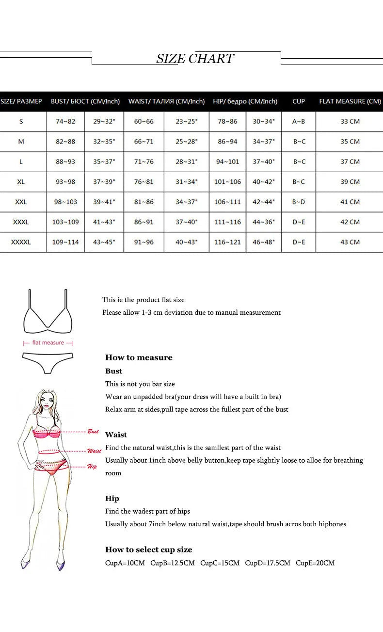 Women's creamy white backless push-up bikini three-piece set with a skirt on a neutral background.