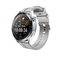 GS3 Max smartwatch in black or silver on silicone strap, showing 1.35-inch IPS screen displaying health stats.