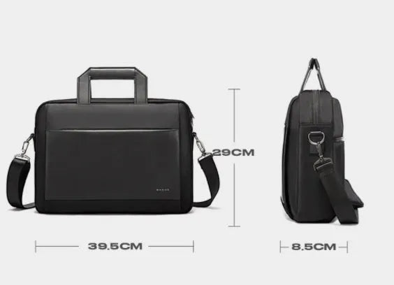 Large capacity Oxford cloth computer bag for 15 inch laptop, black solid colour