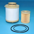 FD4616 diesel fuel filter for Ford trucks, shows dimensions: 106mm height, 84mm max outer diameter.