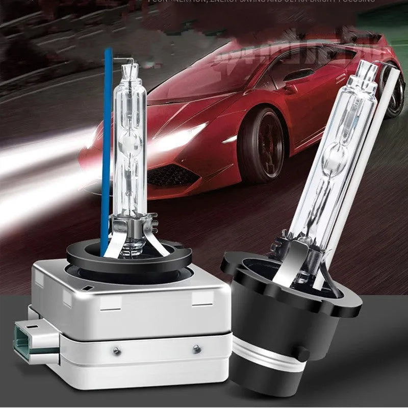 Automotive Xenon HID replacement bulb with aluminium alloy shell and quartz lampshade for D1S D1R systems