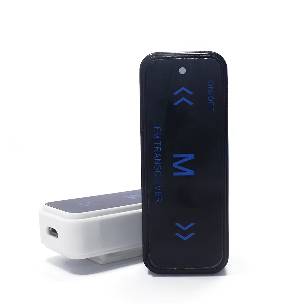 Mini ear-hook walkie-talkie with UHF 400-480MHz, USB lithium battery, earphones and ear straps for salon and home use
