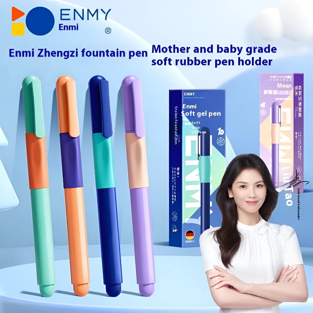 Student posture correction pen with ergonomic plastic shell in multiple colour options