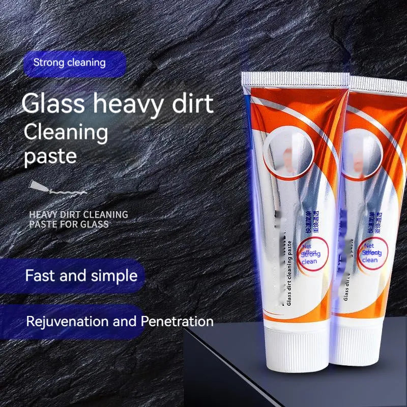 65ml white car windshield scavenging agent descaling cleaning paste in 13.2cm container