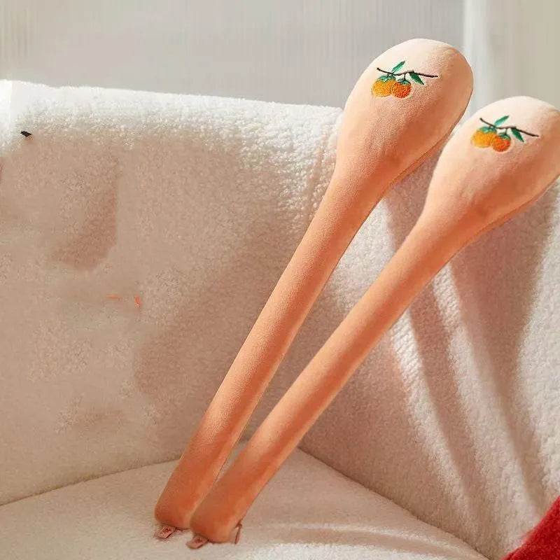 48 cm zipper-style percussion massage stick with meridian flap for back pain relief