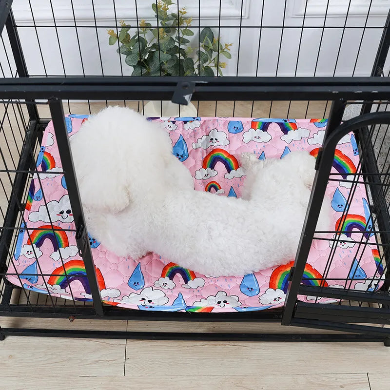 Reusable washable waterproof pet urine pad in animal pattern design