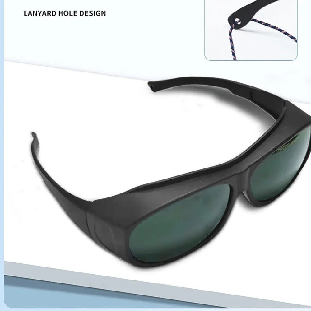 Laser safety goggles for photon skin rejuvenation and welding with 200-2000nm optical filter.