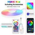 3 metre USB LED neon strip lights with remote control showing RGB colour changing functionality