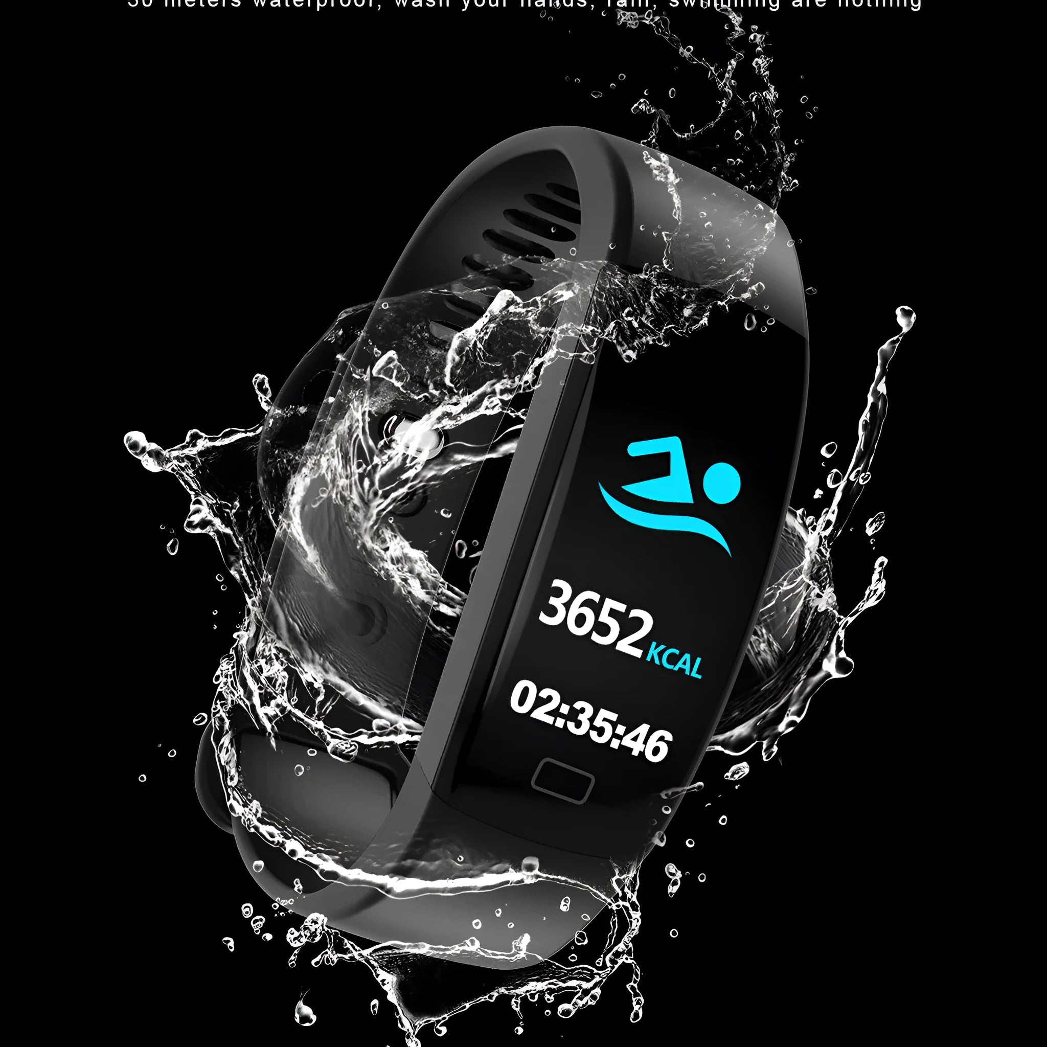 F64 smart bracelet sports Bluetooth watch with touch screen and USB 3.0 interface in multiple colours