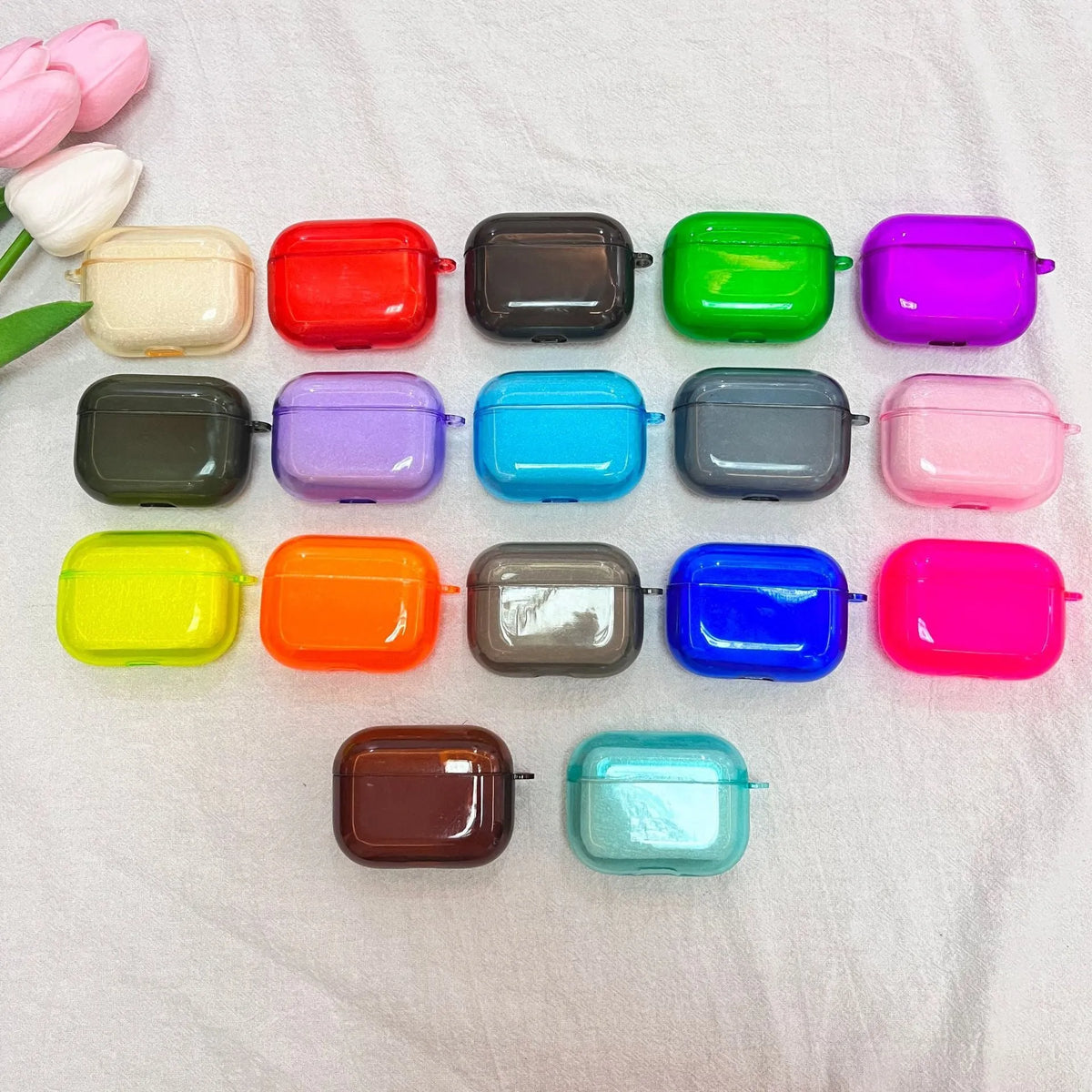 Transparent TPU soft case for Apple Airpods charging case, anti-wear protection
