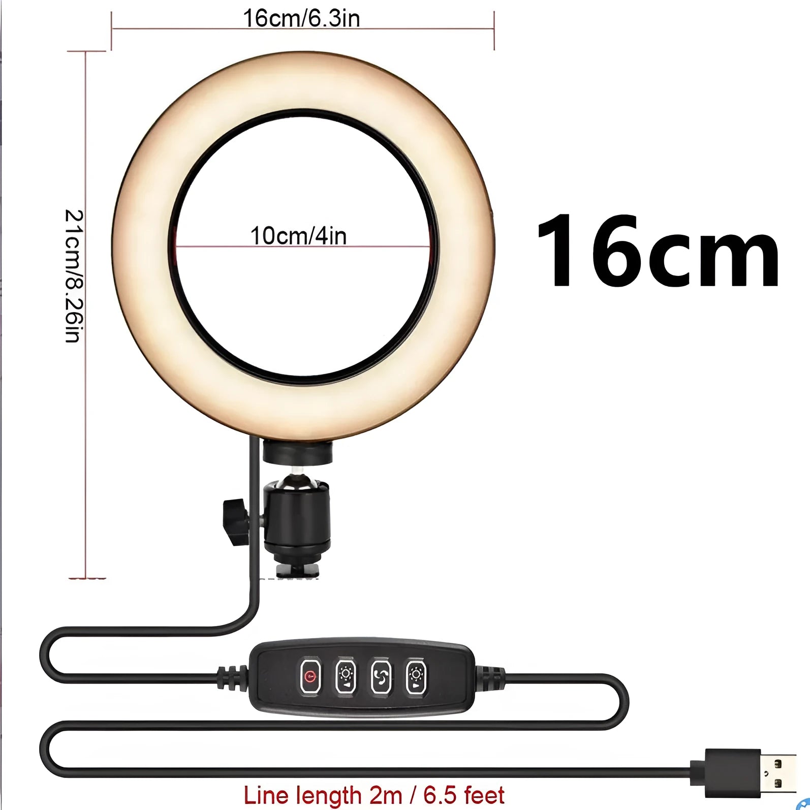 Adjustable live mobile phone stand set at a medium height, showing one of six available style options.