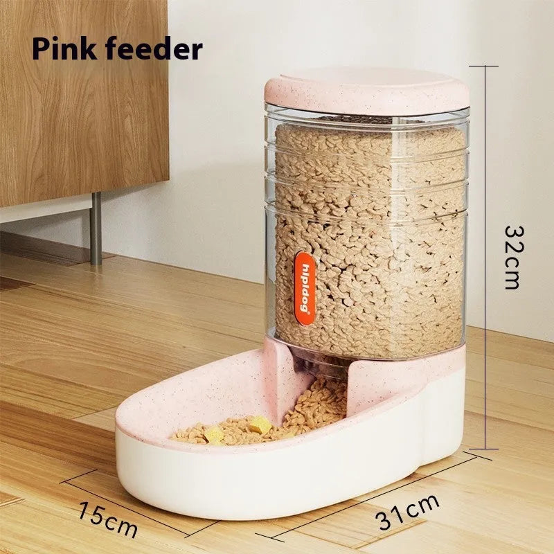 Automatic pet drinker fountain feeder 3.8L large capacity for cats dogs in blue grey pink green colours