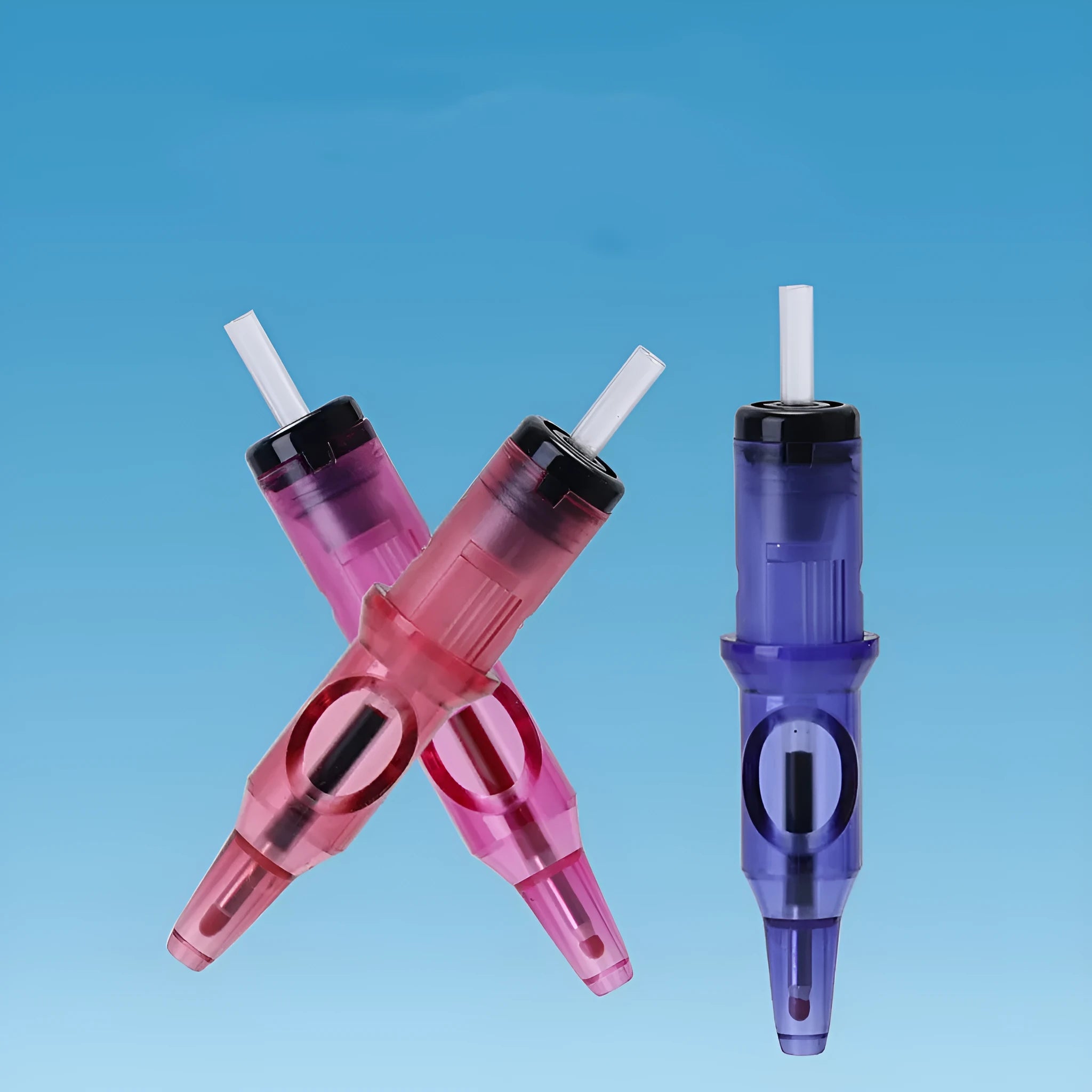 Tattoo integrated needle drawing line point tattoo colour ballpoint pen tool in ten colour options