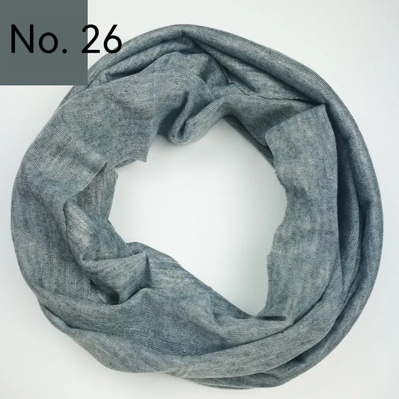 Seamless magic headscarf in polyester for outdoor sports showing tube bandana design