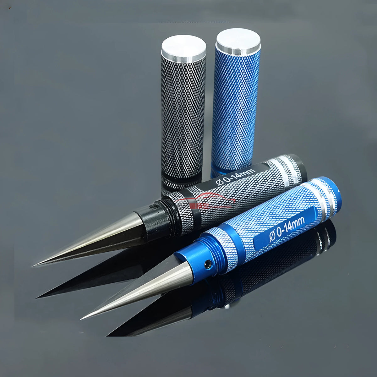 Steel reamer and PVC car shell opener with long handle for 0-14mm model holes