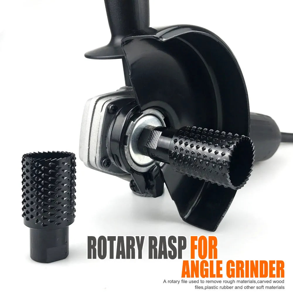 Spherical grinding head attachment for angle grinder with M10 and M14 thread specifications