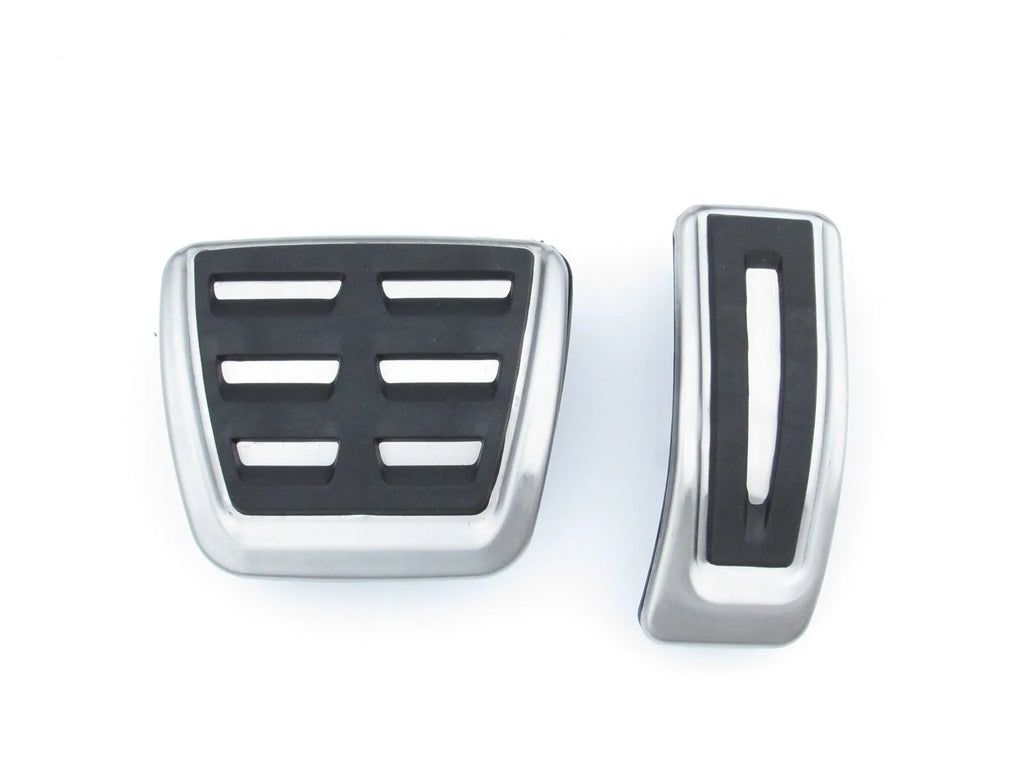 Stainless steel Porsche Macan brake accelerator pedal rest with 38cm dimensions