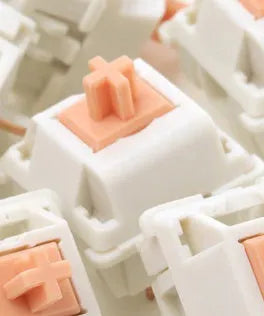 Single Panda mechanical keyboard switch with cross stem for DIY builds