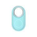 Two-pack of GPS anti-loss trackers in Black, Light blue, Pink, and White with key chain loops