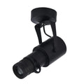 Black surface-mounted 20W LED spotlight with aluminium shell for restaurant lighting