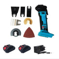 Rechargeable lithium battery trimming machine with plastic accessory box