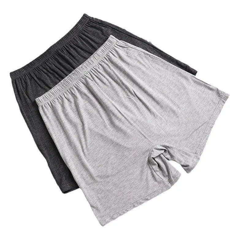 Men's solid colour modal boxers on a white background, showing the high waist design.
