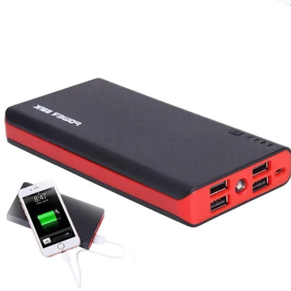 20000mAh portable power bank in five colour options with compact 145×68×22mm dimensions