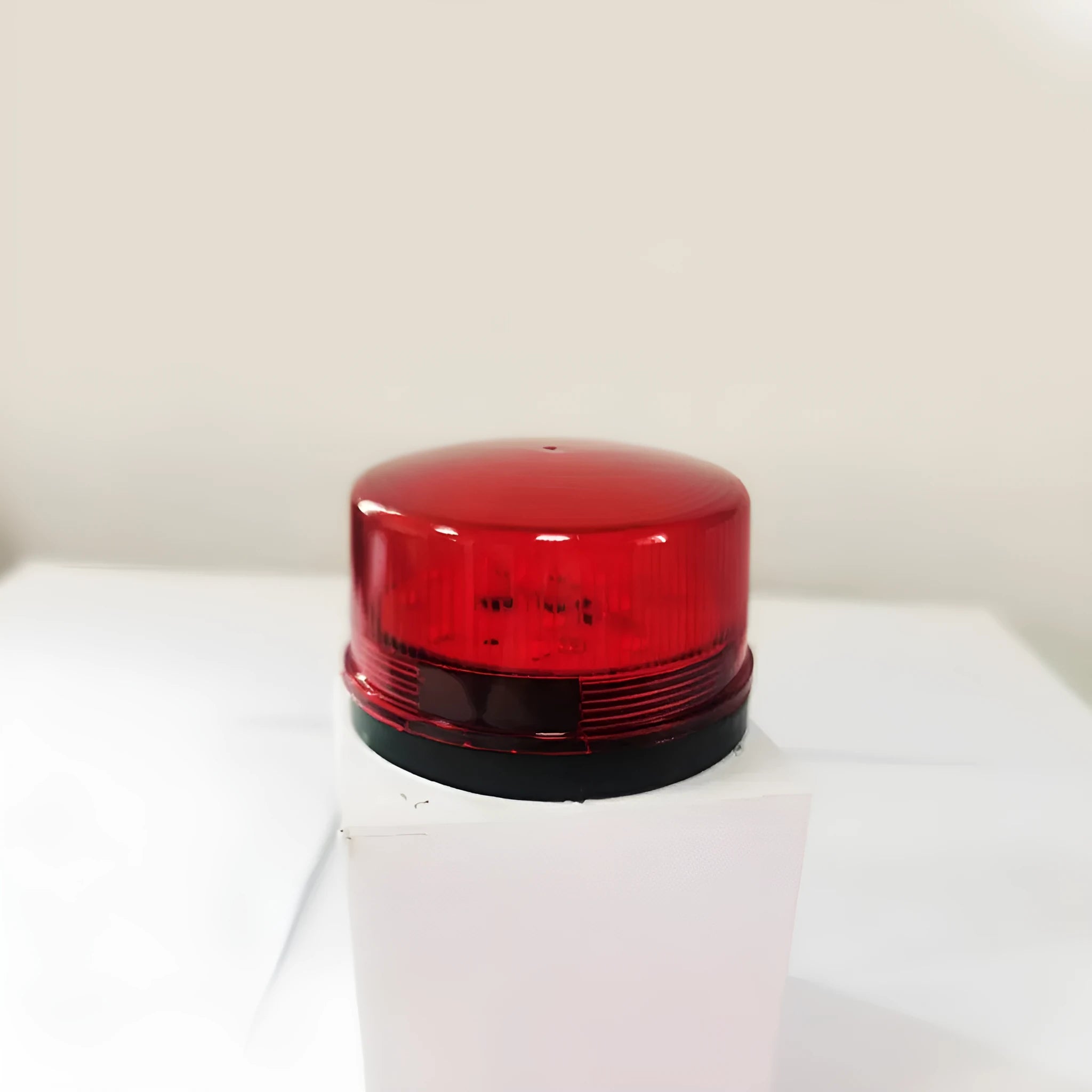 Ji'an HC-79 24V warning alarm light with strobe and siren, red yellow blue green options, 73mm diameter.