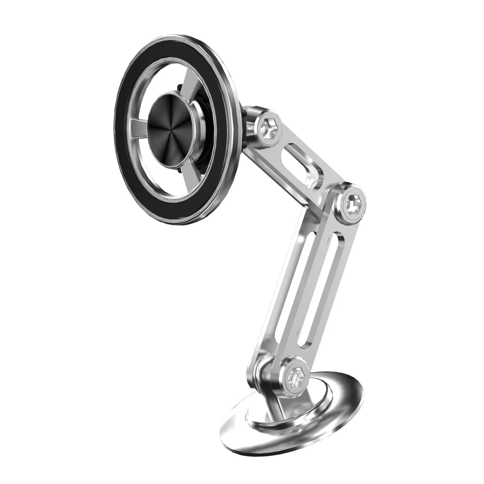 All-metal magnetic car phone holder with magnetic rings in four colour options