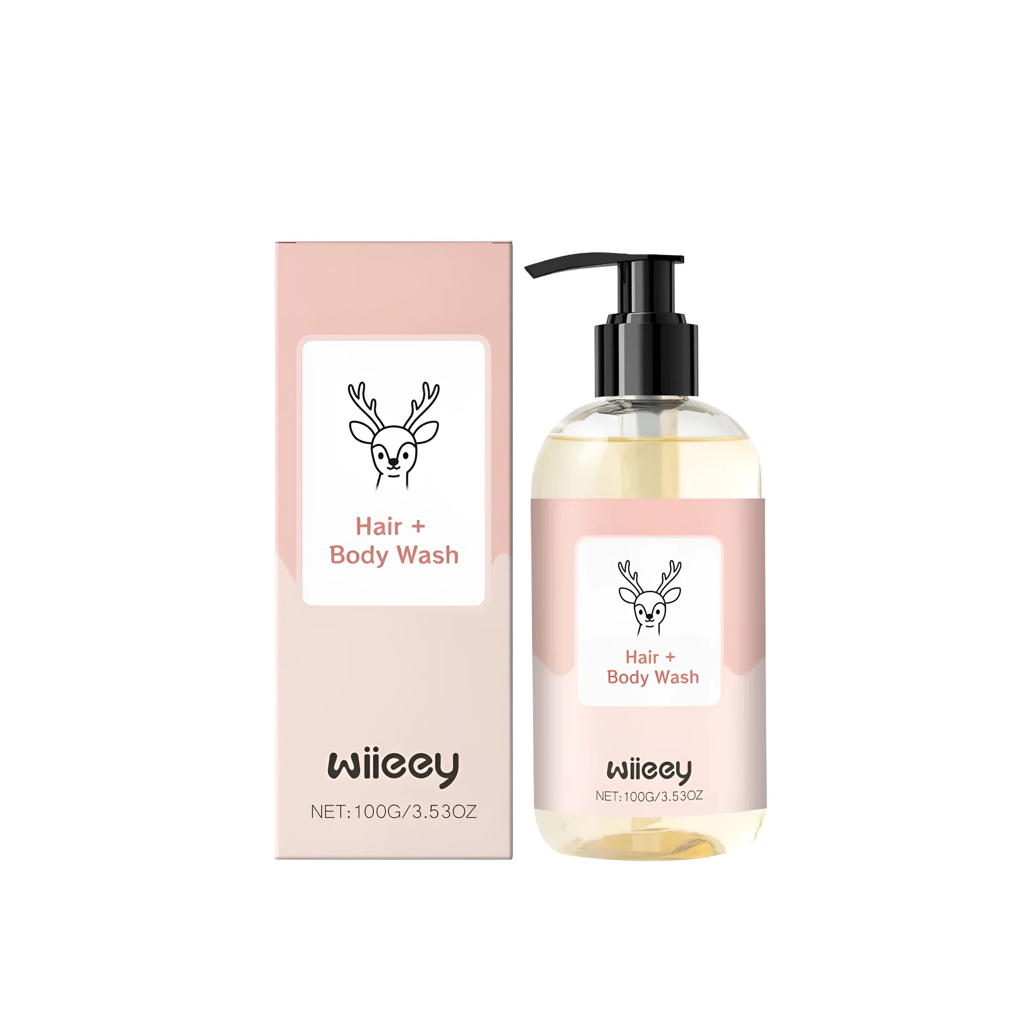 100g bottle of low sensitivity baby bath lotion for washing and bathing two-in-one use