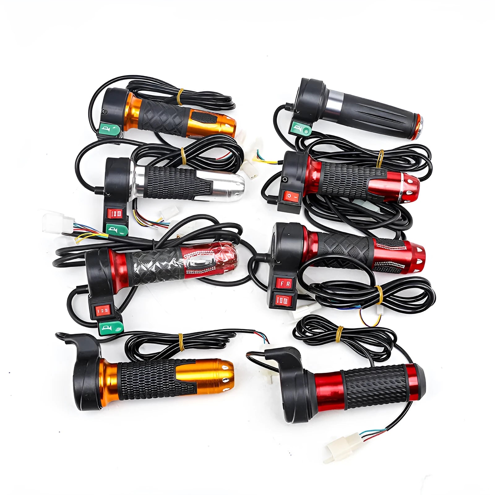 Three-wheel electric car modification accelerator handle with rotating three-speed mechanism
