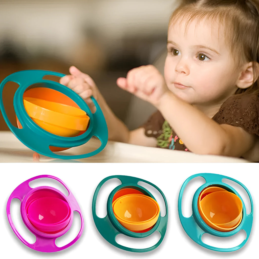 Children's rotating balance bowl in plastic for toddlers aged 24+ months in multiple colours