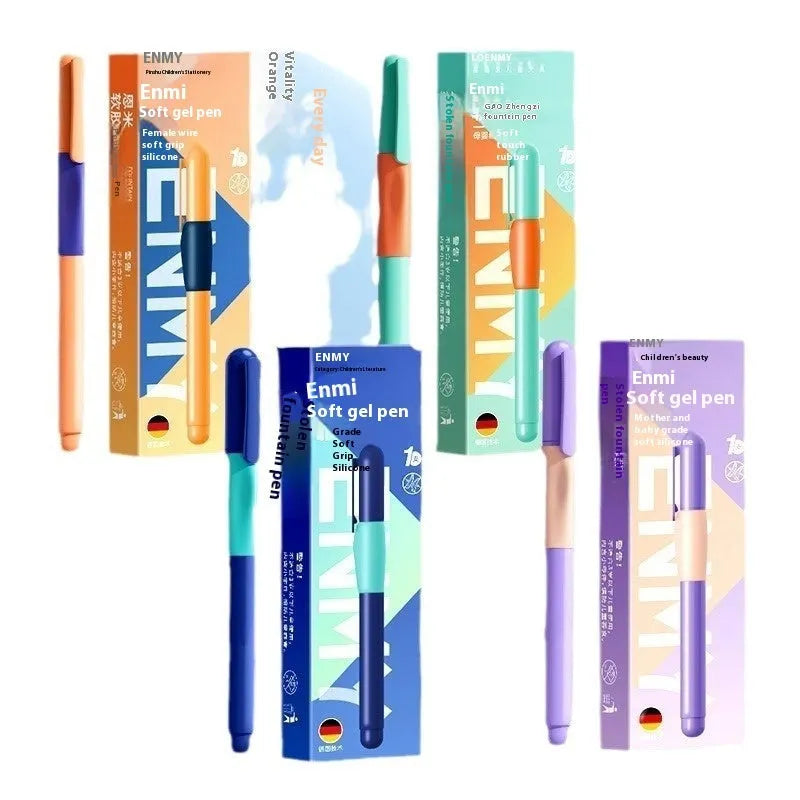 Student posture correction pen with ergonomic plastic shell in multiple colour options