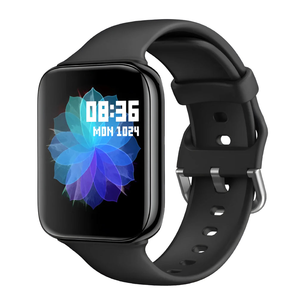 Smart bracelet with zinc alloy case and liquid silicone strap showing 1.44-inch screen displaying blood pressure information